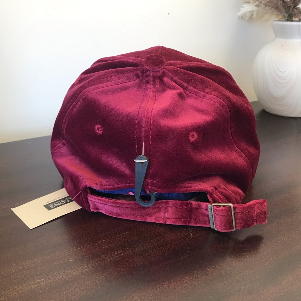 Velvet Burgundy Cap-NWT - Picture 7 of 11